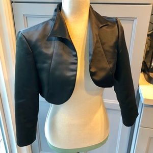 Black Formal Shrug Jacket